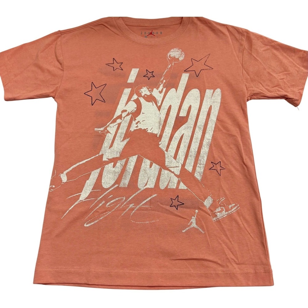 Jordan girls Tshirt new with‎ tags size medium Orange basketball streetwear